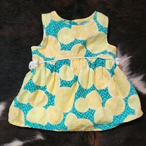 Gymboree Yellow and Teal Lemon Dress